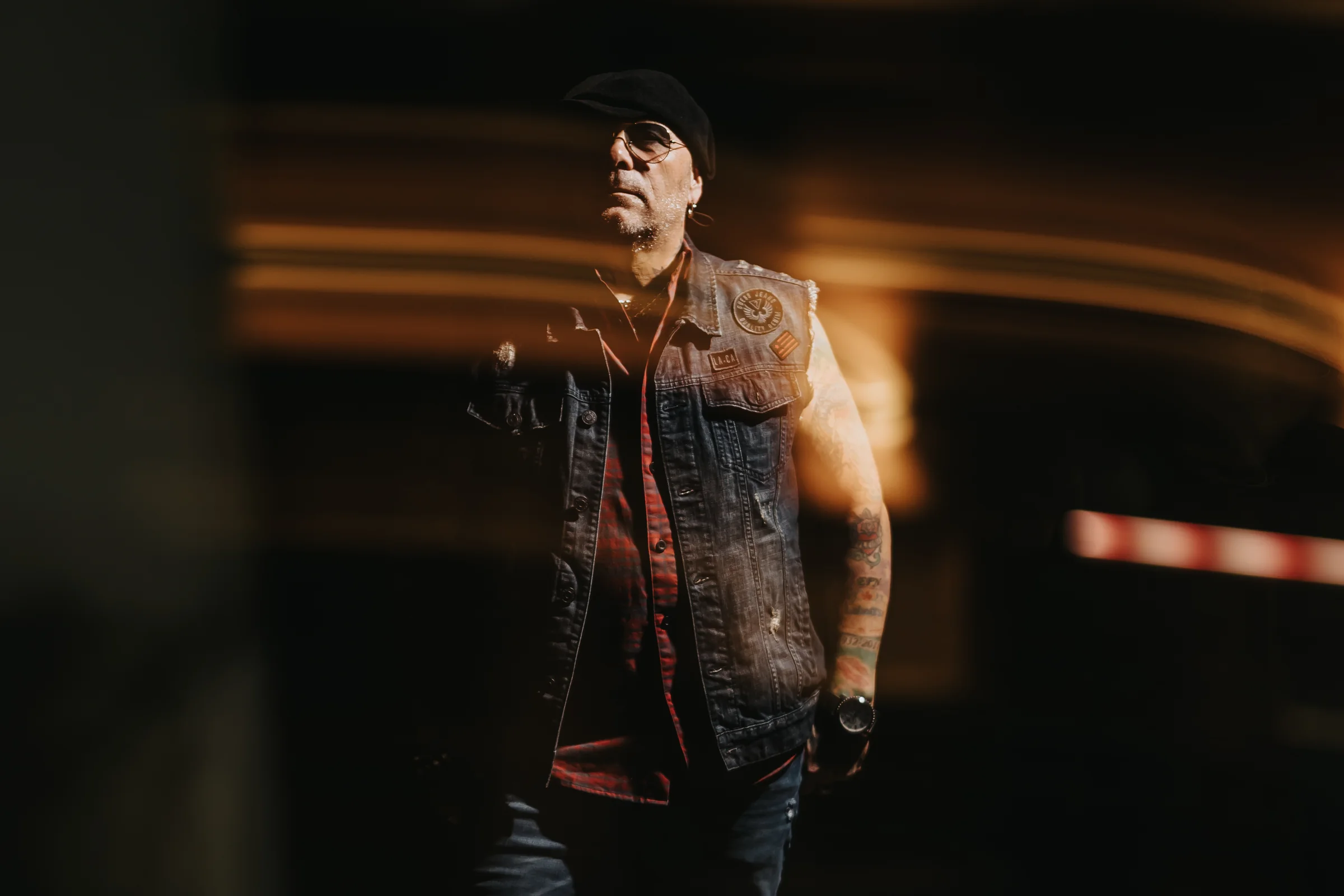 Shane Christopher Neal in an energetic motion portrait